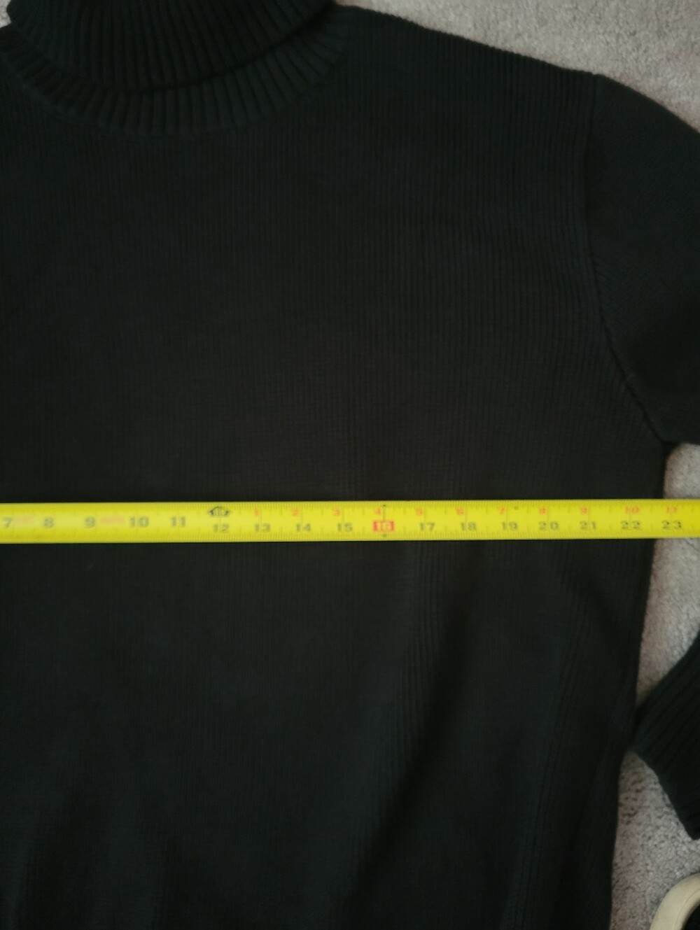 Quince Black 100% Organic Cotton Turtleneck Sweater XL - Picture 12 of 12